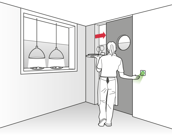 E-Space Clean Switch wit, contactloze schakelaar